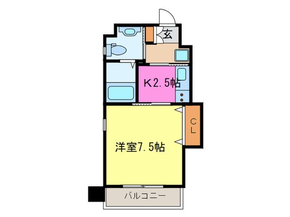 古船場ﾀｶﾔｺｰﾎﾟﾚｰｼｮﾝﾋﾞﾙの物件間取画像